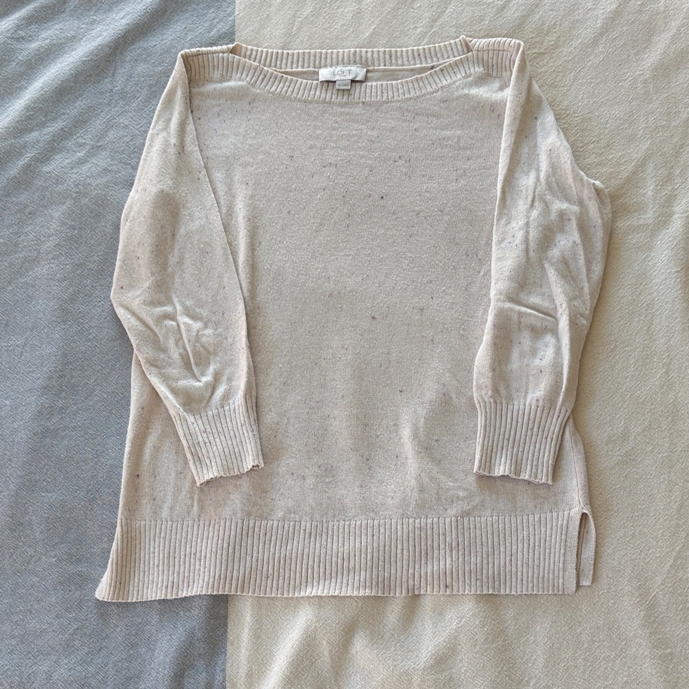 LOFT Light Beige Women's Sweater